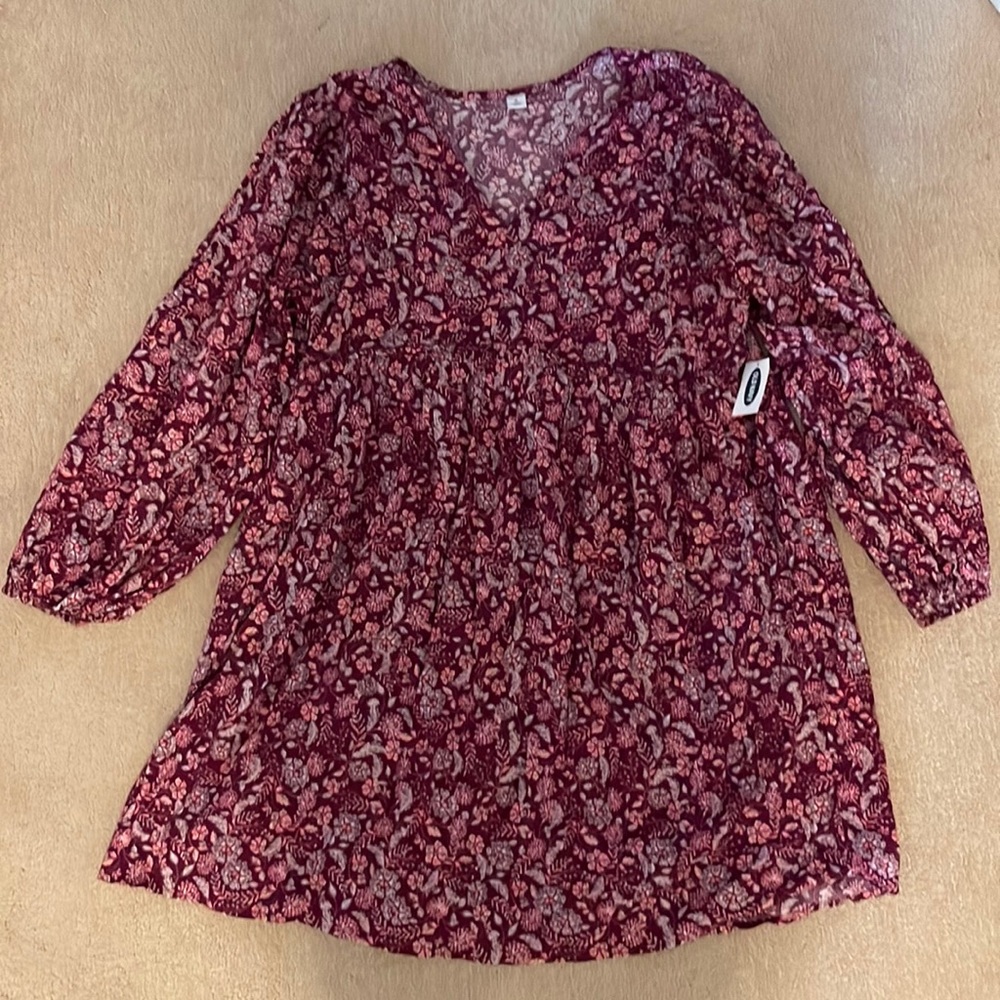 Old Navy Pink Floral Dress